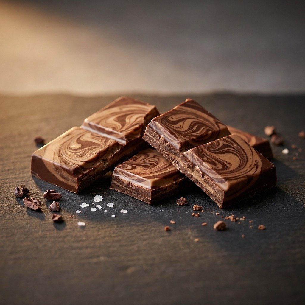 Mocha Marble Bar — Corvix Goodies Co.